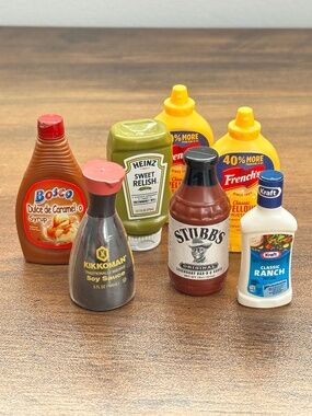 Zuru Mini Brands Various Food Series Condiments Frenchs Heinz Bosco Kraft LOT
